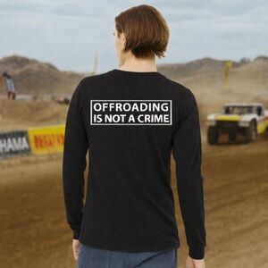 Black Long Sleeve Offroading Shirt